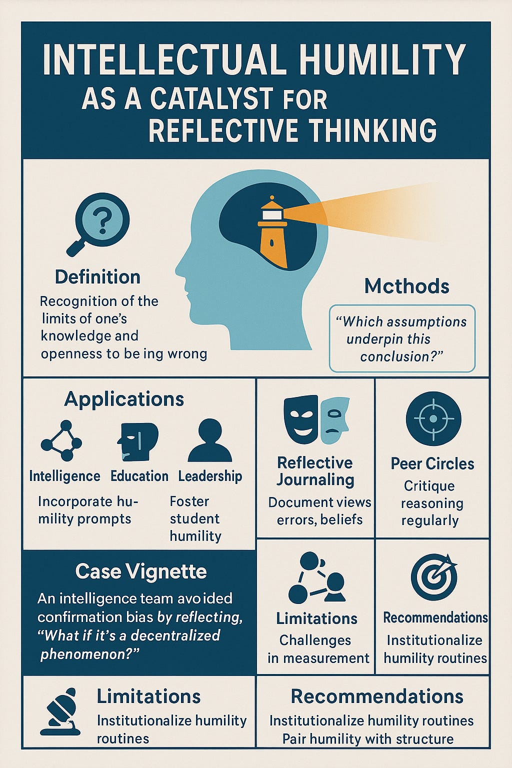 Intellectual Humility as a Catalyst for Reflective Thinking