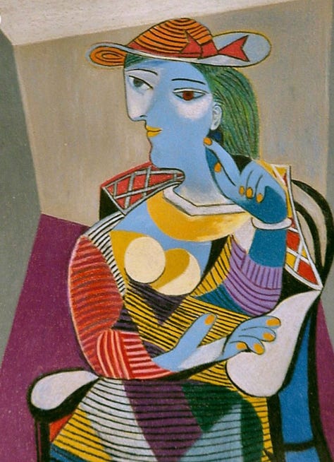 Images of Picasso and his artwork