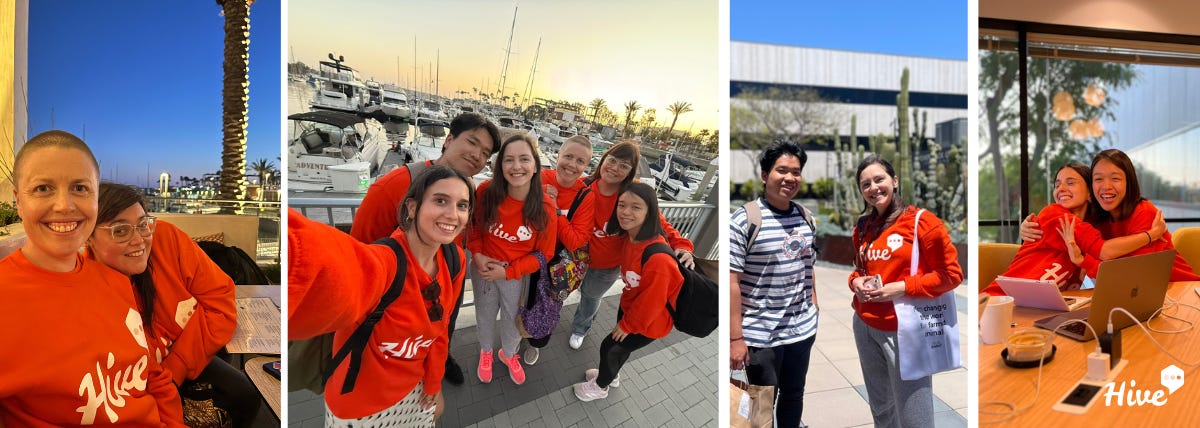 Moments from our in-person team retreat