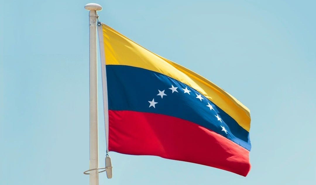 a flag on a pole