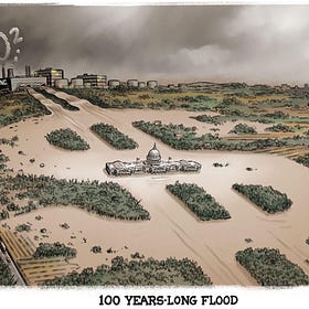 A 100-years flood