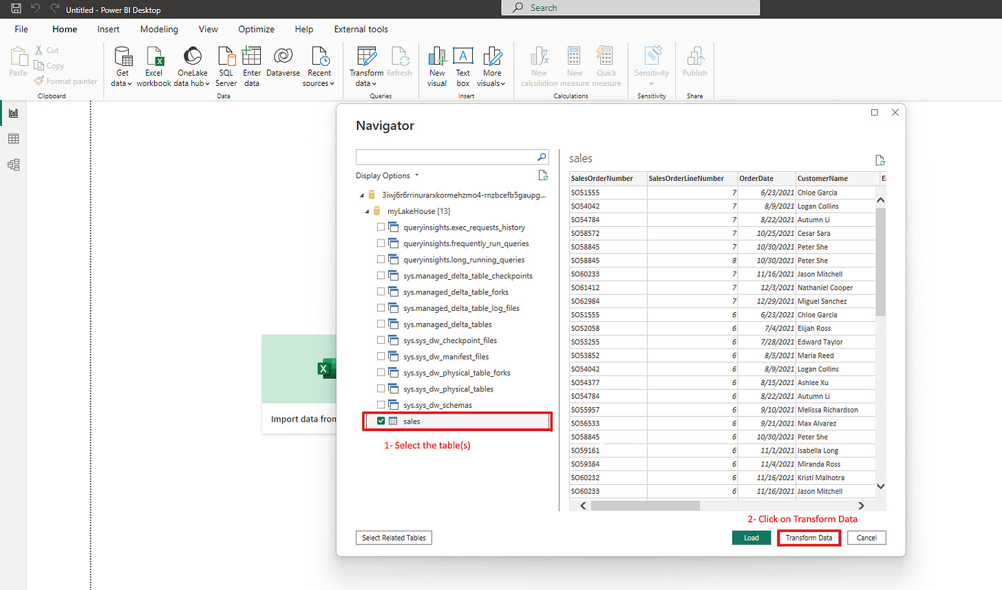 Linking MS Power BI Desktop to Microsoft Fabric Lakehouse using SQL ...