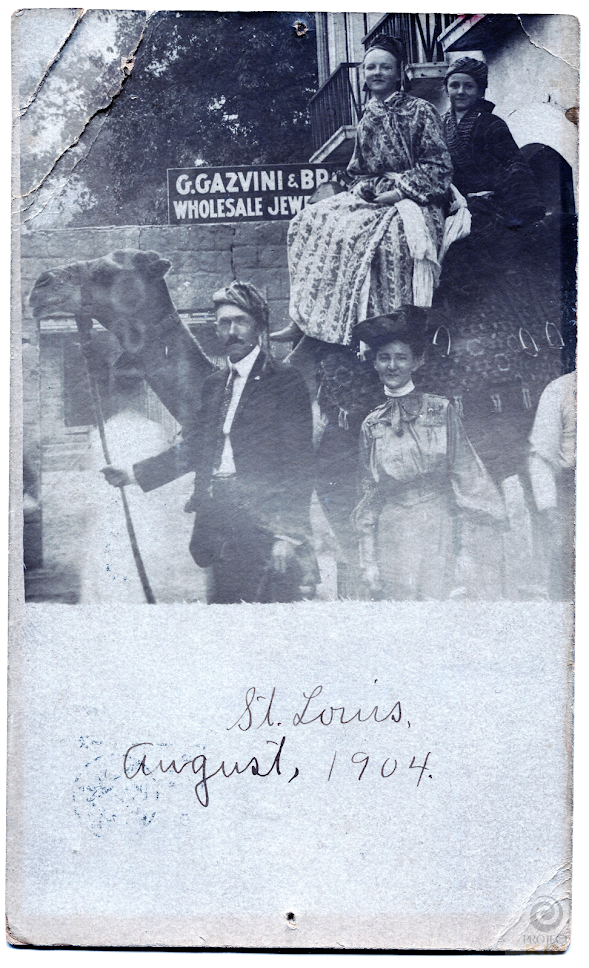 A postcard that, though blank on the back, has opened up whole new chapters in family history. All rights reserved, from my personal Harger family collection.