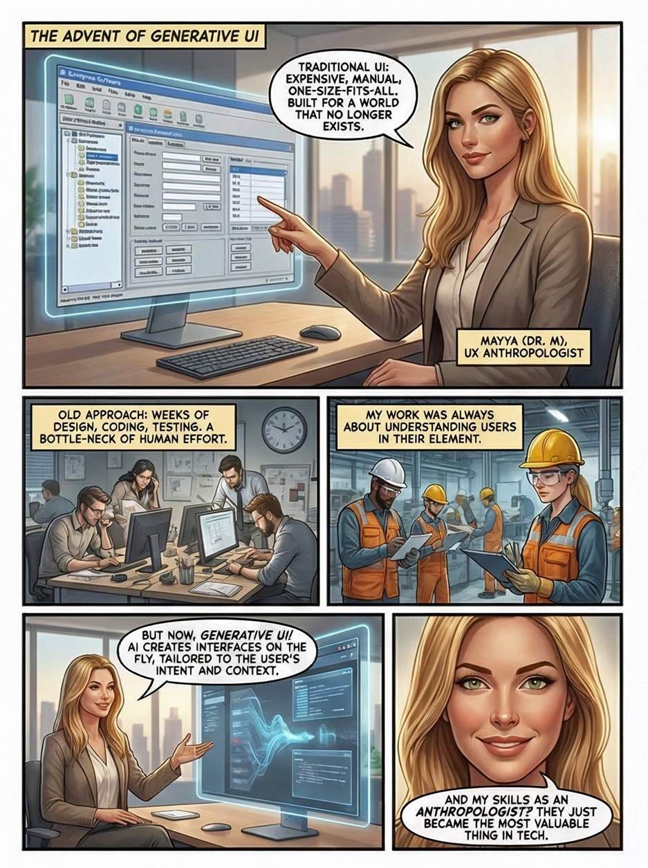 A comic page of a person pointing at a computer screen

AI-generated content may be incorrect.