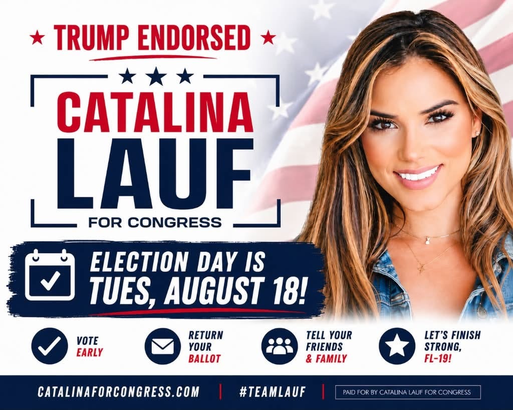 Catalina Lauf must unite the SWFL GOP.