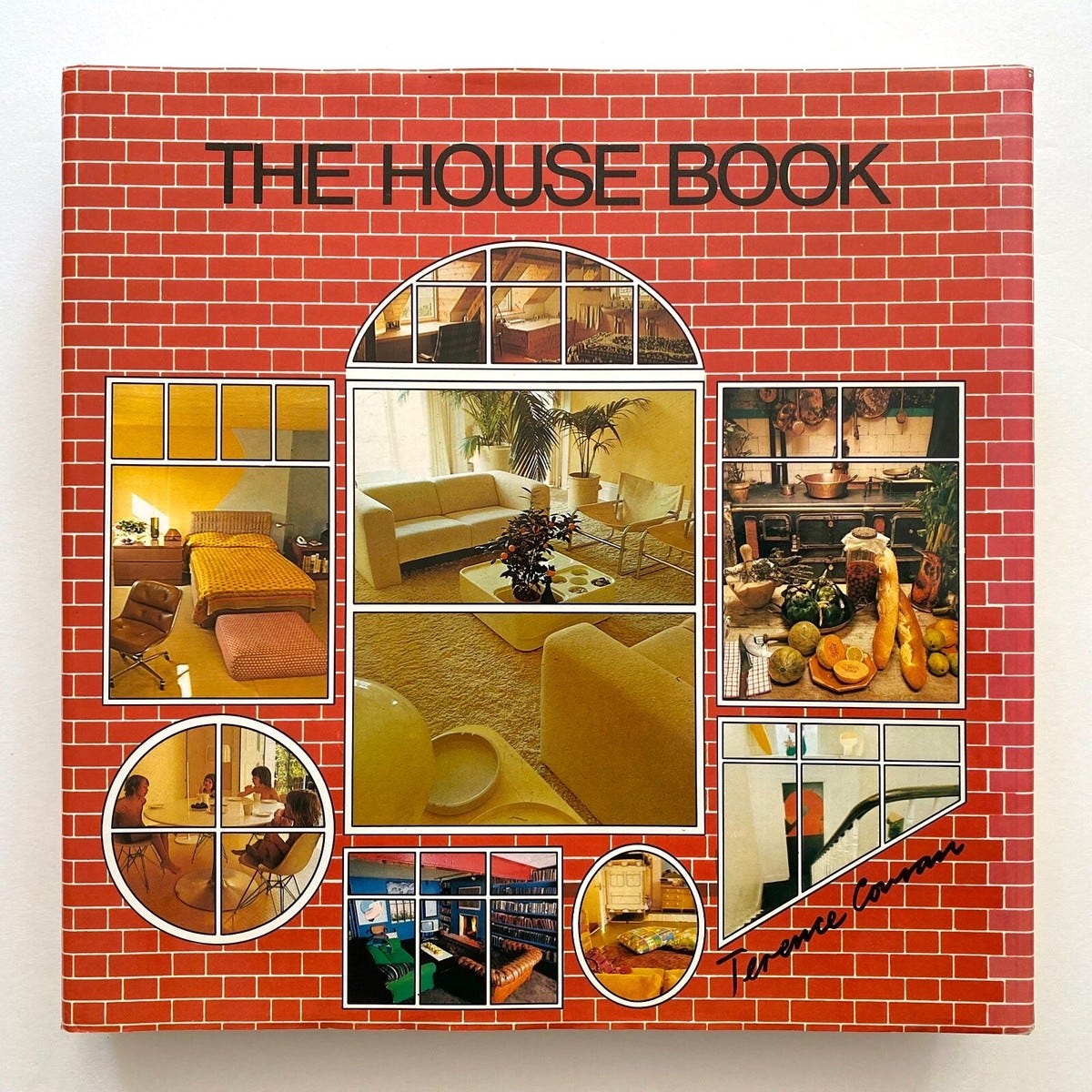"THE HOUSE BOOK TERENCE CONRAN" RARE 1976 1ST ED MODERN INTERIOR DESIGN HC  BOOK