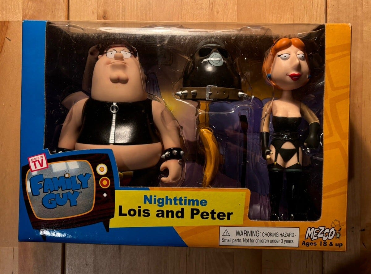 Family Guy Nighttime Lois & Peter Griffin Action Figure Set Mezco Toy New In Box Family Guy Nighttime Lois & Peter Griffin Action Figure Set Mezco Toy New In Box