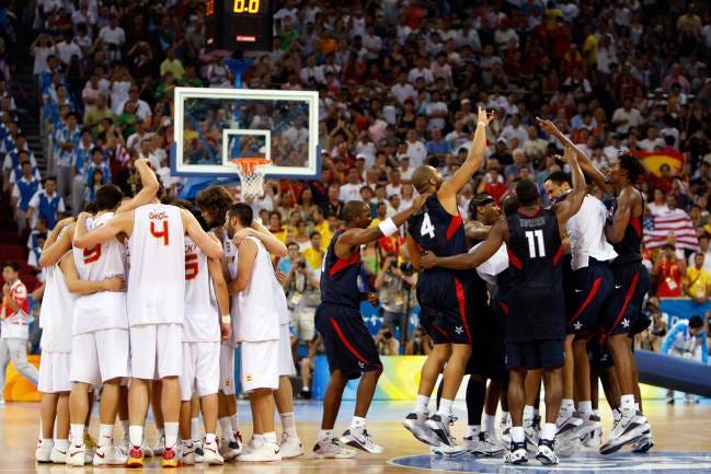 El sueño de Pekín 2008: cuando la España de Pau Gasol desafió al gran  coloso americano - AS.com