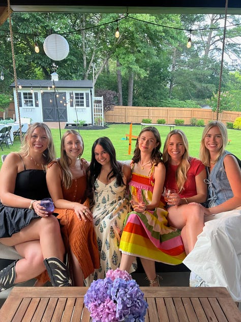 watermelon, coffee with garden, coffee with friends, patio partio, friends at party, party dish, husband and wife at wedding, shoes and weights, family