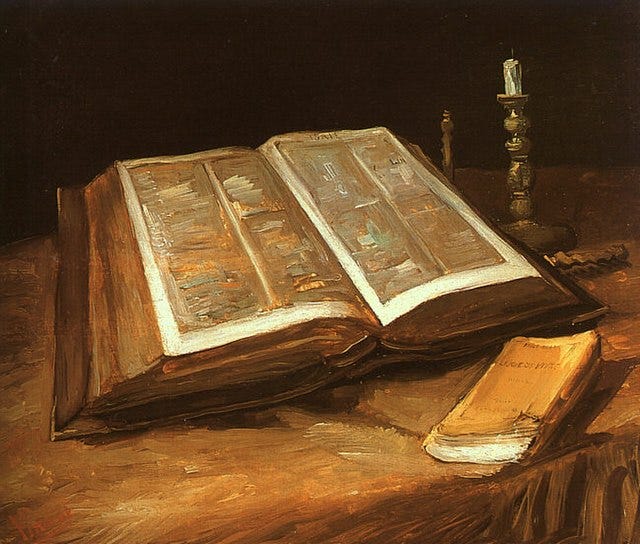 Still Life with Bible, Van Gogh