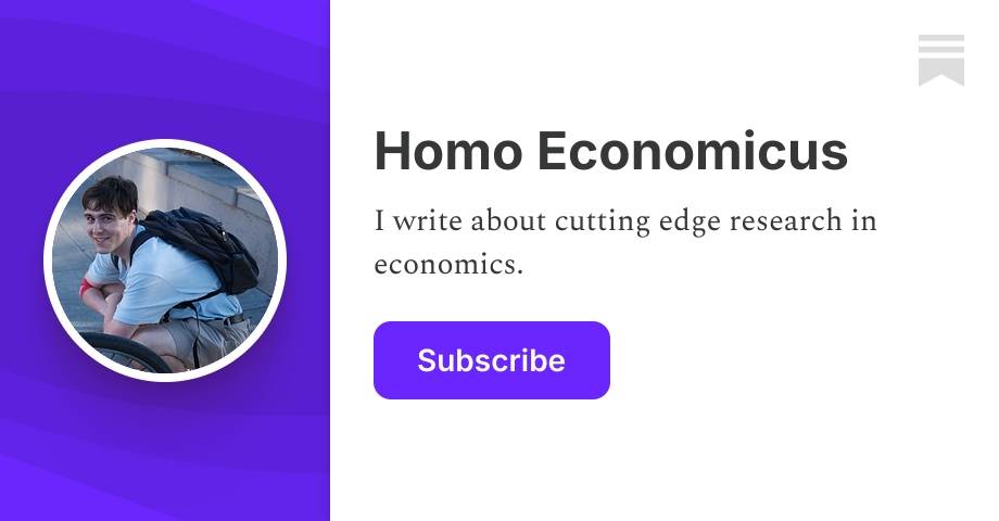 Homo Economicus | Nicholas Decker | Substack