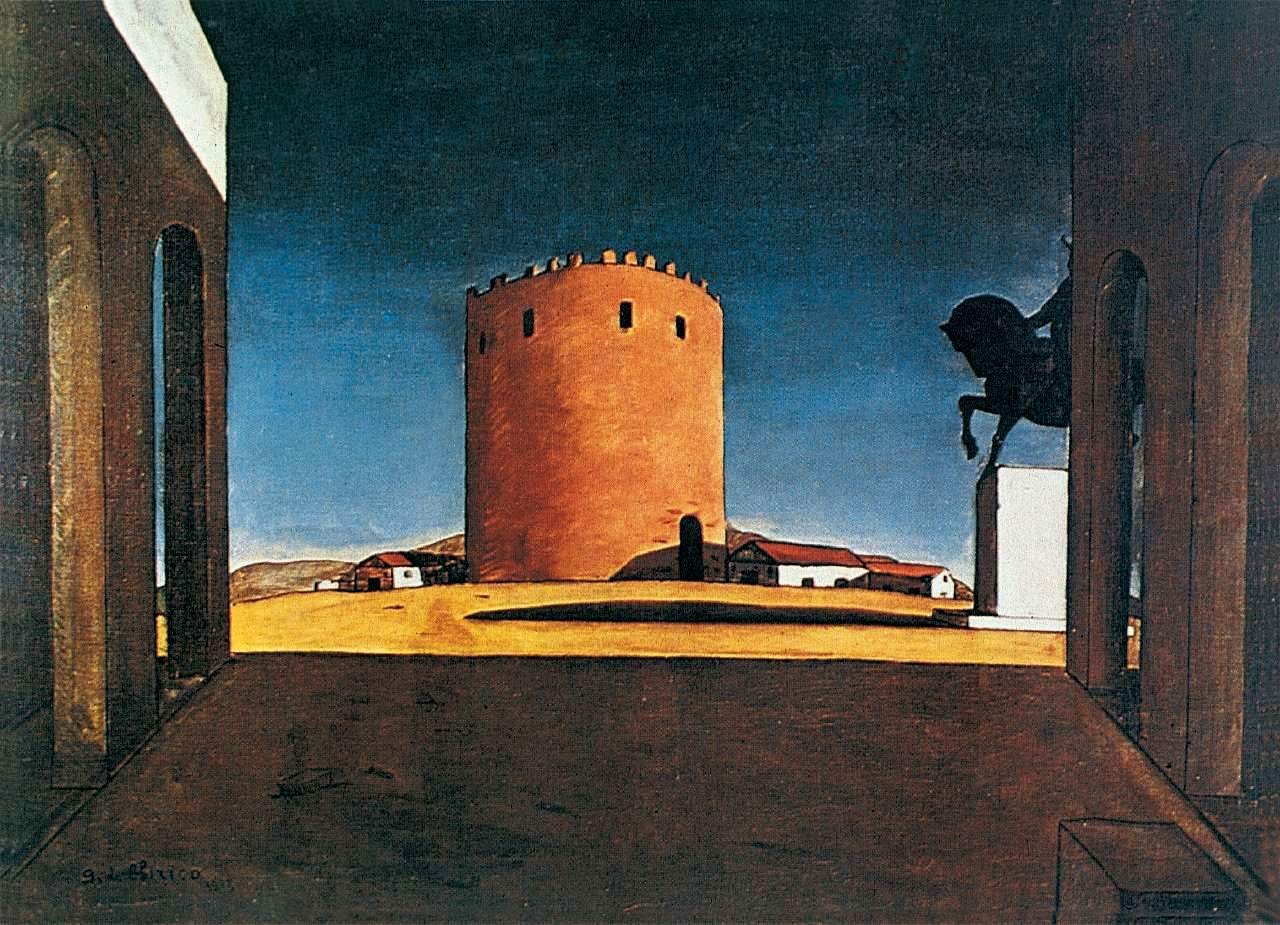 Le piazze vuote di Giorgio de Chirico e il pensiero di Heidegger