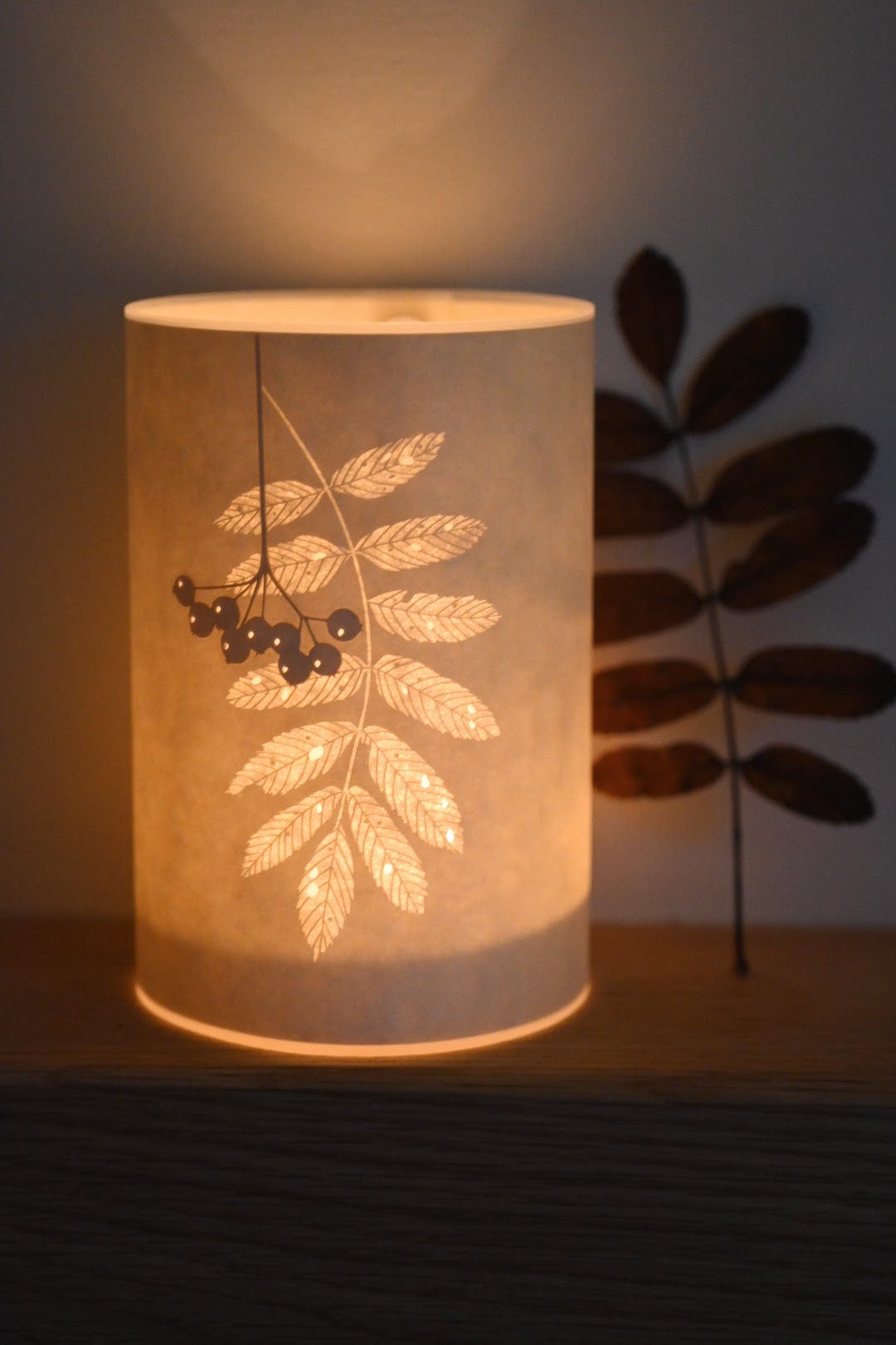 rowan candle cover by Hannah Nunn