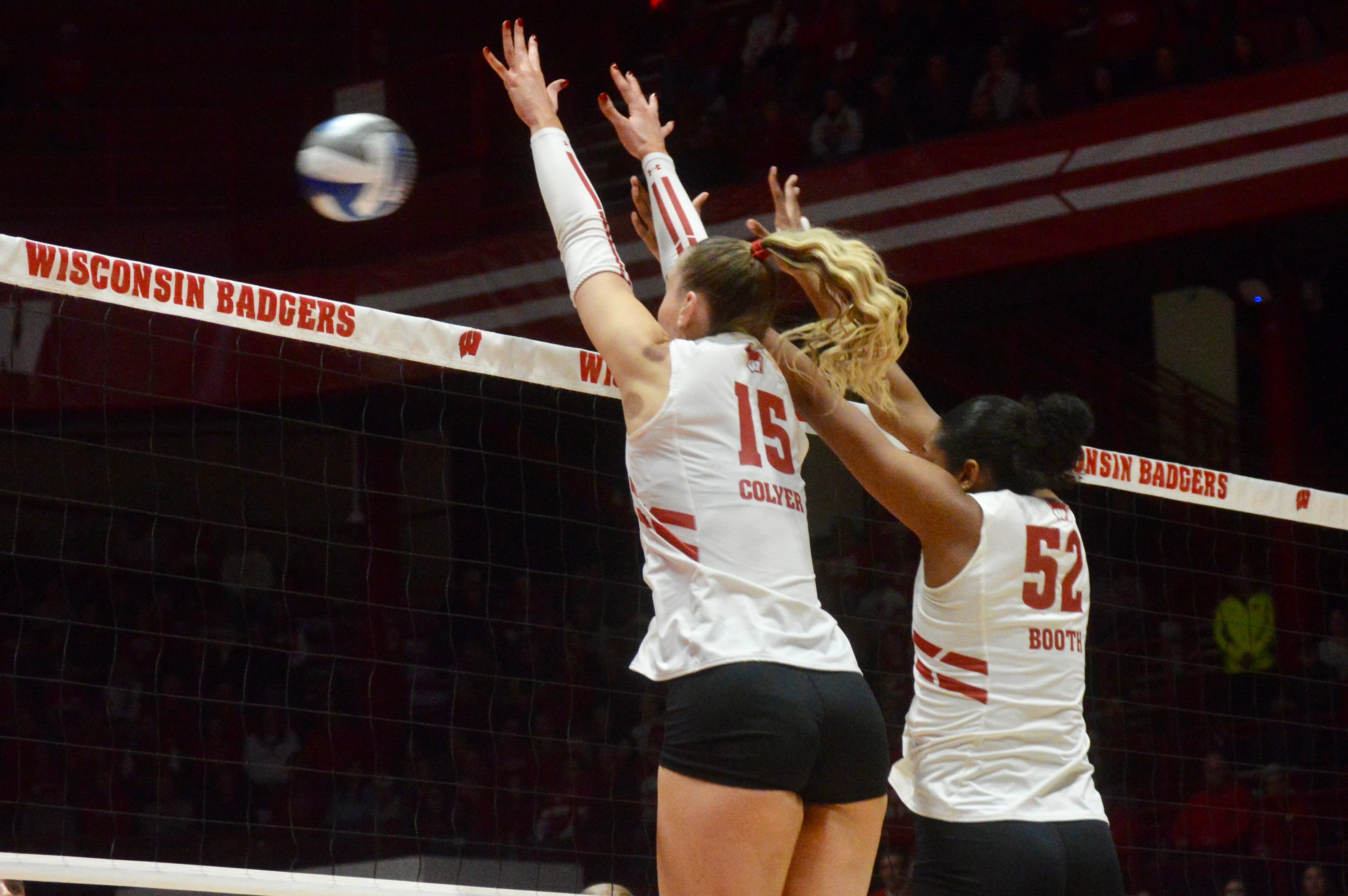 Former Wisconsin volleyball teammates Carter Booth, Mimi Colyer reunite ...