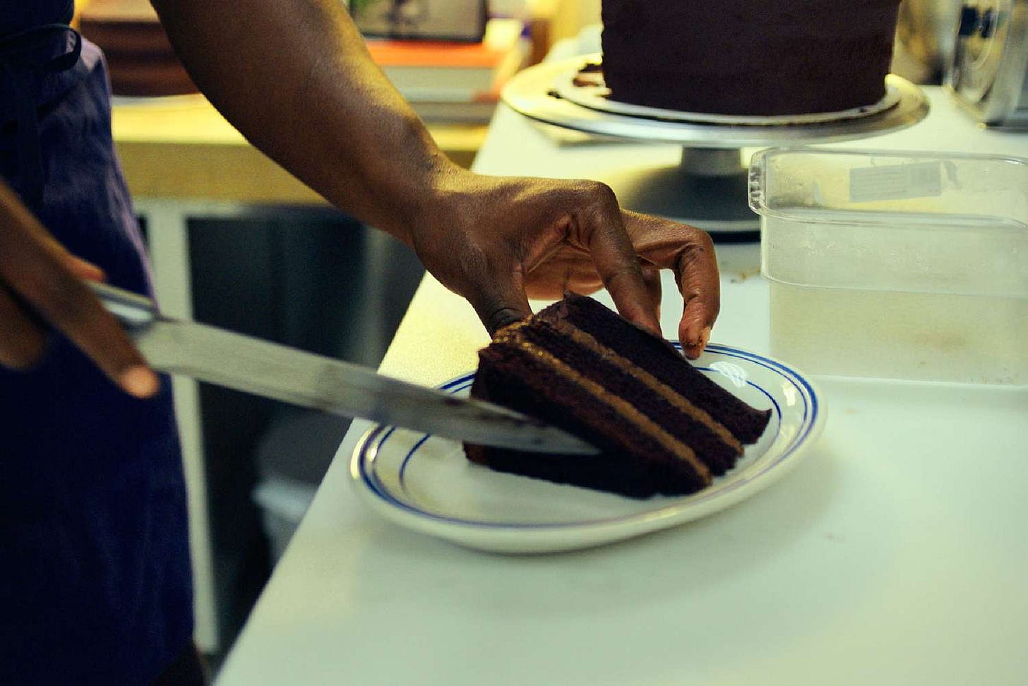 How The Bear's Chocolate Cake Was Created