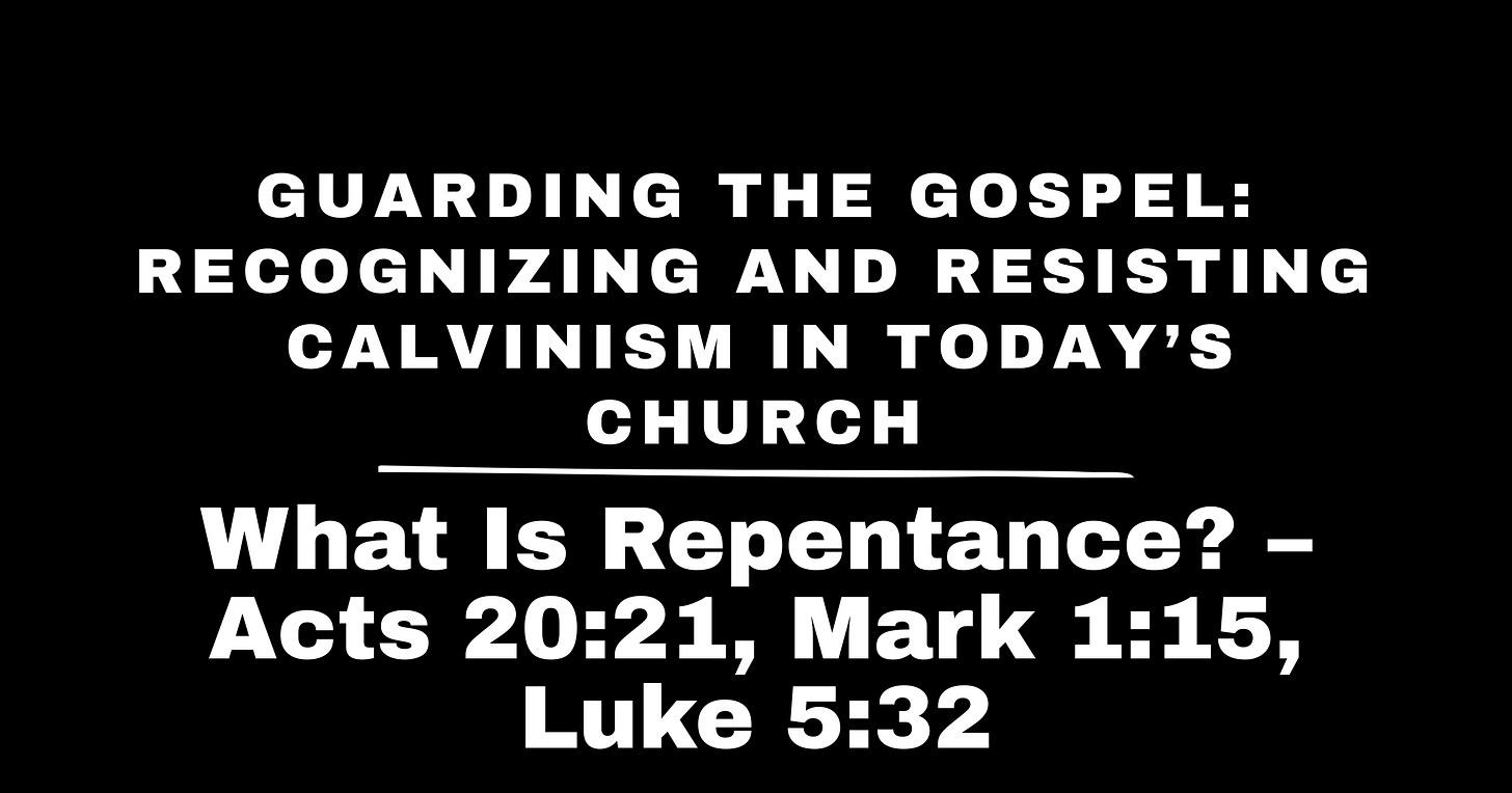What Is Repentance?
