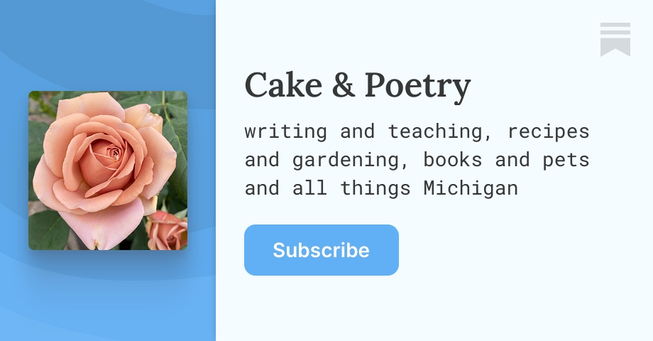 Cake & Poetry | Mary Ann Samyn | Substack