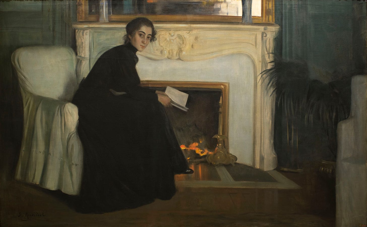 Santiago Rusiñol - Romantic Novel - Paris, 1894 Santiago Rusiñol - Romantic Novel - Paris, 1894