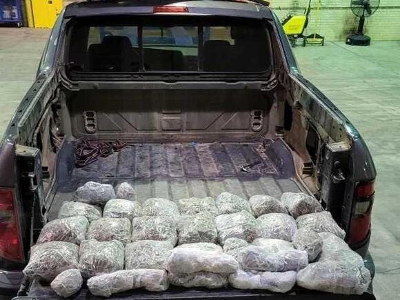 bundles of ammunition on truck tailgate bundles of ammunition on truck tailgate
