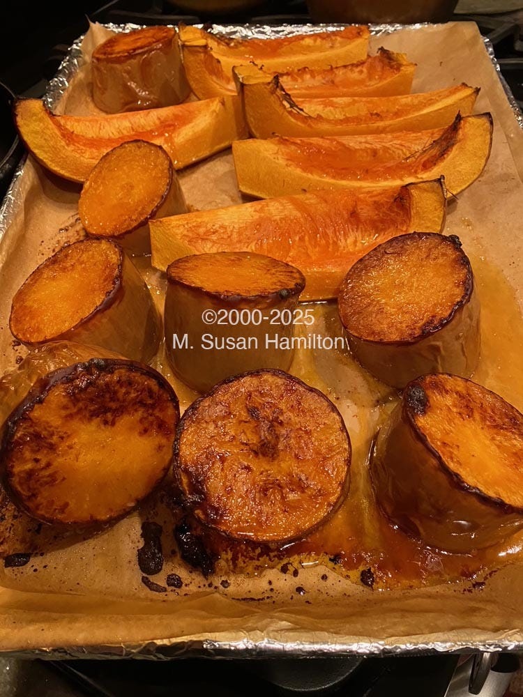 Roasted Amish Neck Pumpkin