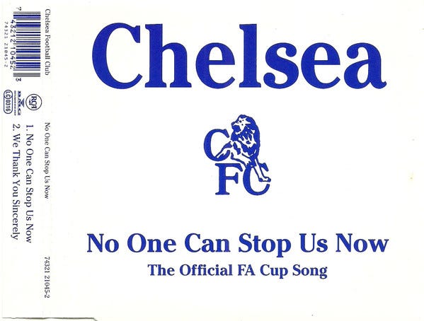 Chelsea Football Team – No One Can Stop Us Now (The Official FA Cup Song)  (1994, CD) - Discogs
