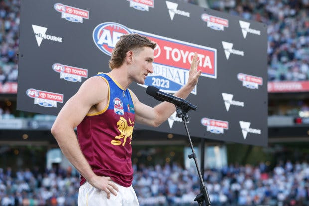 AFL Grand Final 2024: Sydney Swans vs Brisbane Lions, Harris Andrews and  Lachie Neale, coin toss, co-captains, premiership cup, MCG, traditions