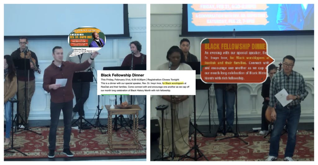 PCA Church Holds Segregated ‘Black Only’ Event To Celebrate Black History Month