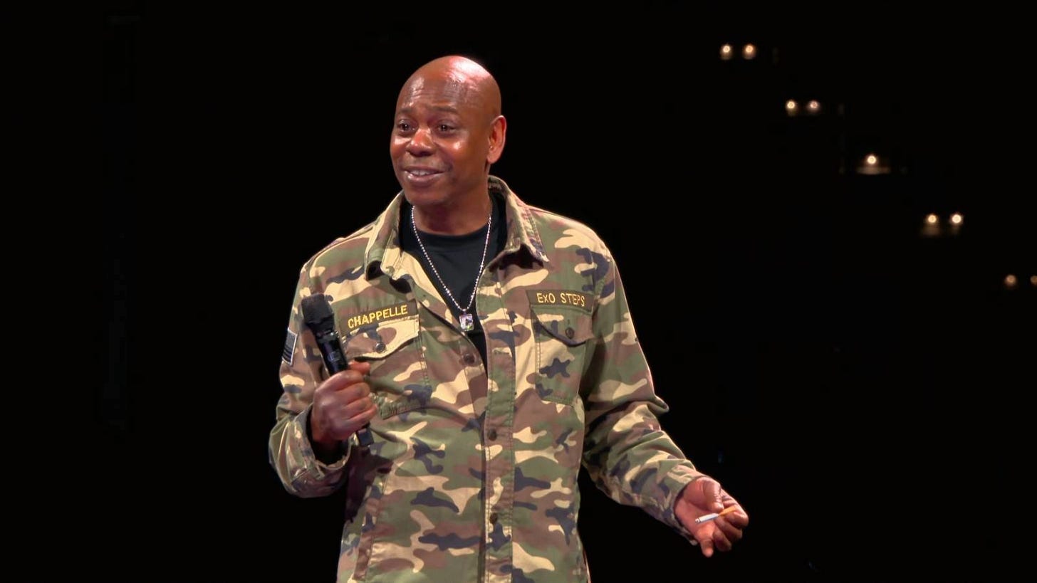 Dave Chappelle's New Comedy Special Is A Collection Of Often Made-Up Historical Trolling