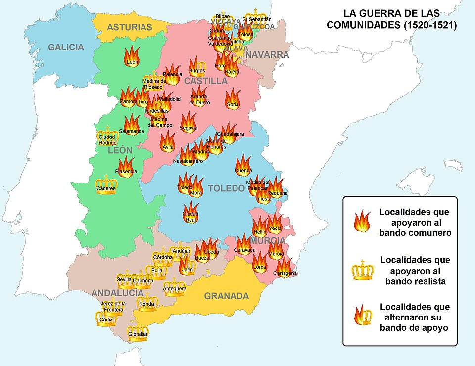 Archivo:Mapa Guerra de las Comunidades 1520-1521.jpg Archivo:Mapa Guerra de las Comunidades 1520-1521.jpg