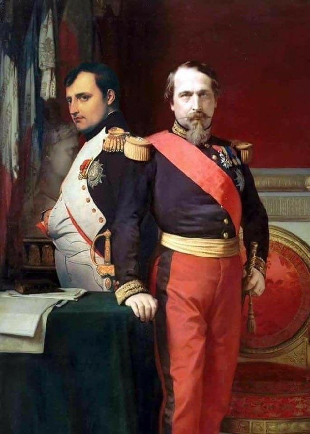 r/monarchism - Napoleon III et al. in military uniforms