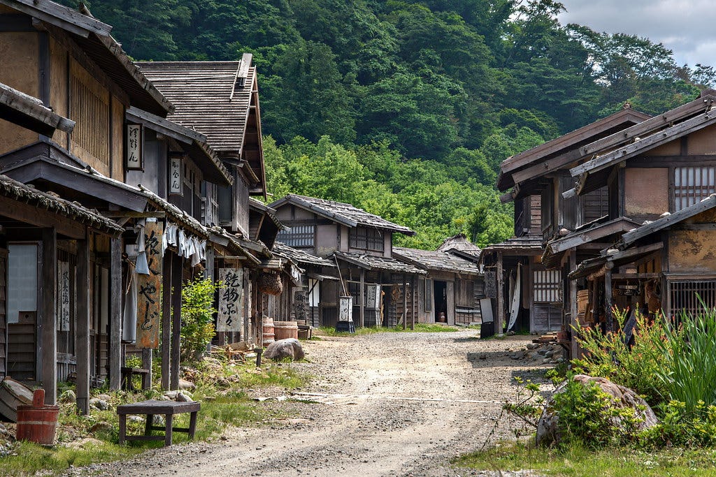 Japanese "Ghost Town" Shonai Eigamura, Tsuruoka | What looks… | Flickr