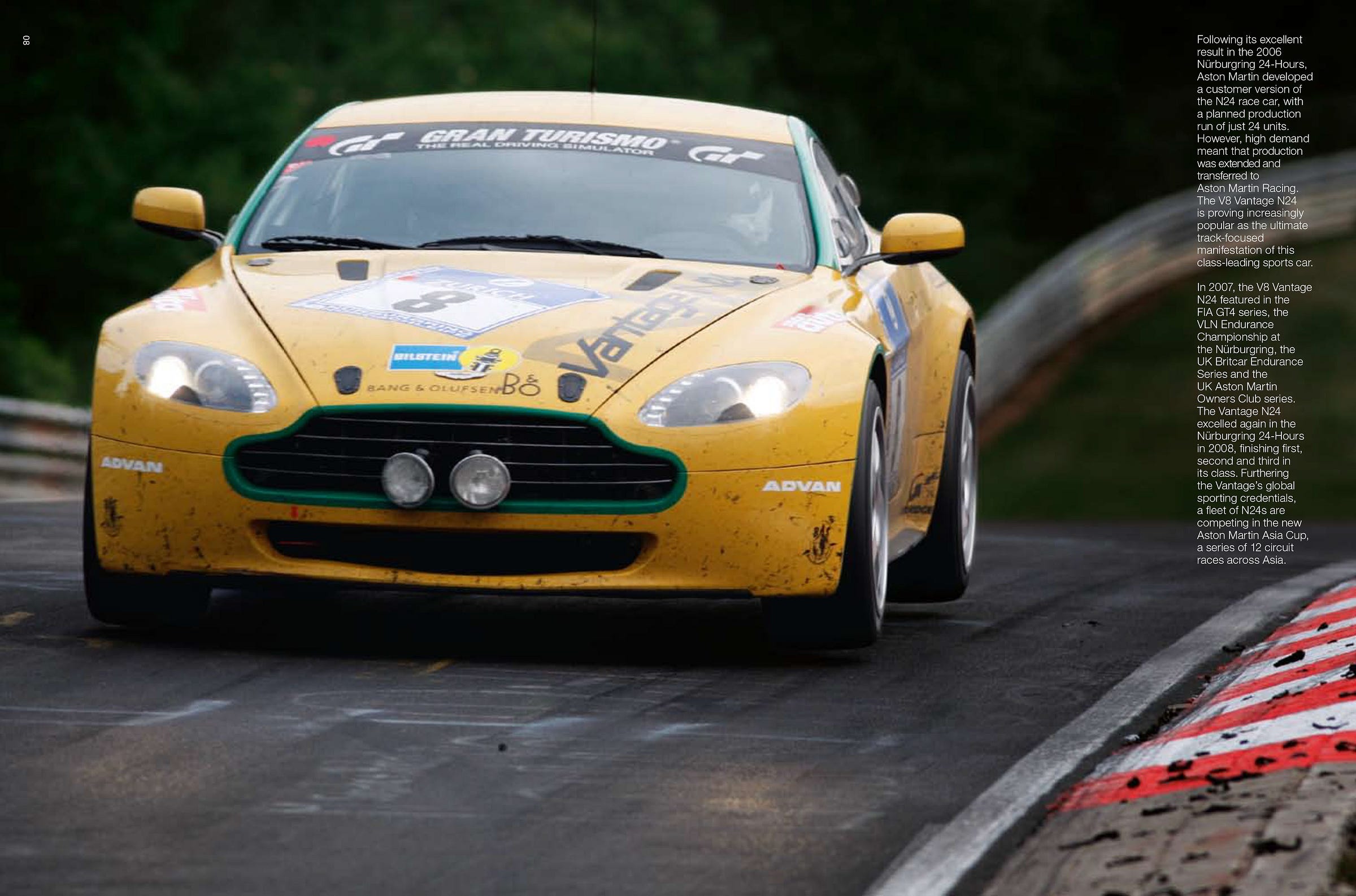 Aston Martin V8 Vantage 2008 brochure N24