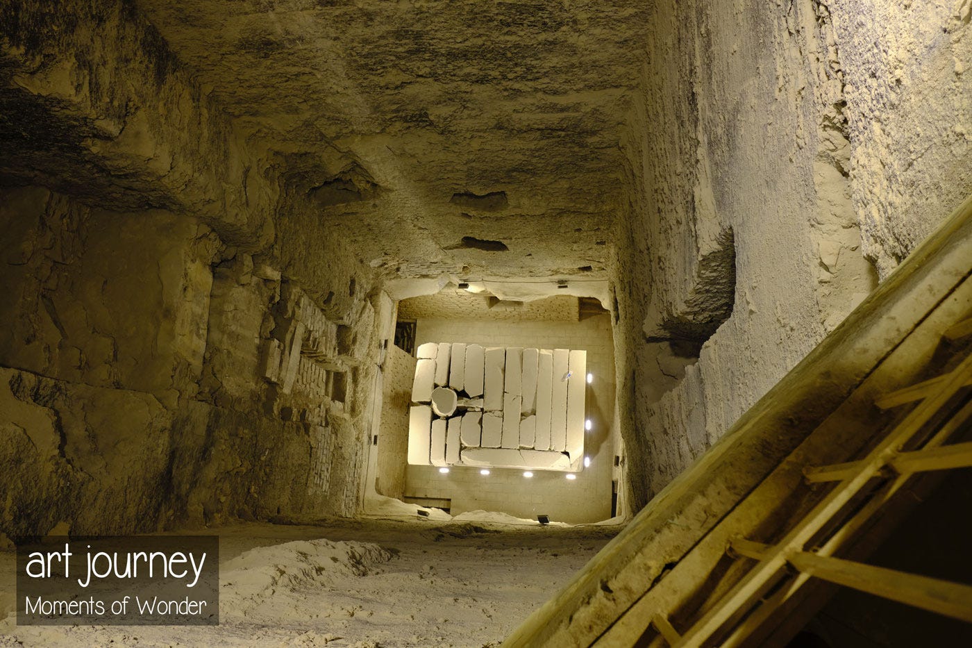 Djoser pyramid interior burial chamber
