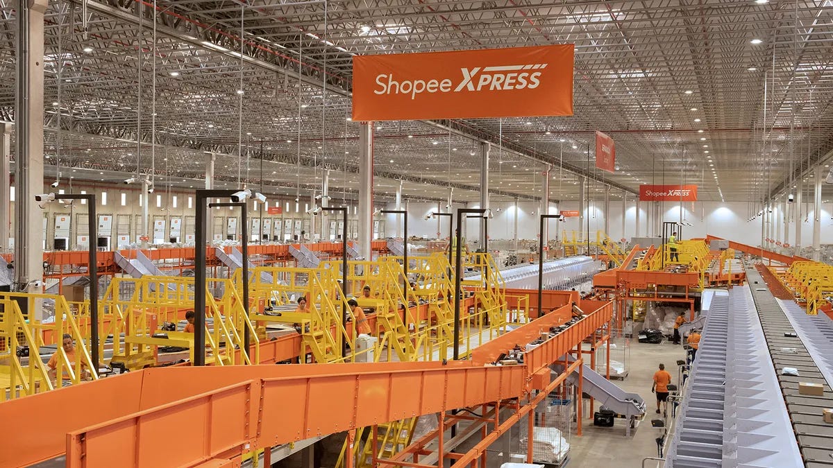 Shopee distribution center Brazil