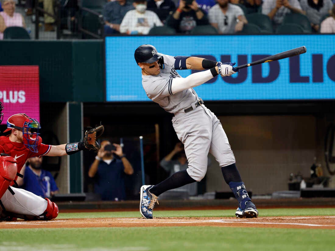 Aaron Judge hits home run #62 and makes baseball history : NPR