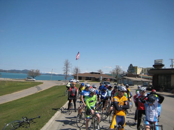 Last year’s ride? Oh, hands down, it was the champ of all road bike adventures. Might’ve been the gravel roads that made it feel like a throwback to the wild, wild west, allowing us to dust off those cross bikes with the knobby tires. Or, perhaps, it was that stroke of luck where I somehow, against all odds, ended up winning the race (let’s not talk about this year, shall we?). But you know what? The real cherry on top was the epic barbeque at Matt Seeley’s place afterwards. Nothing wraps up a day of pedaling like good company and even better BBQ.