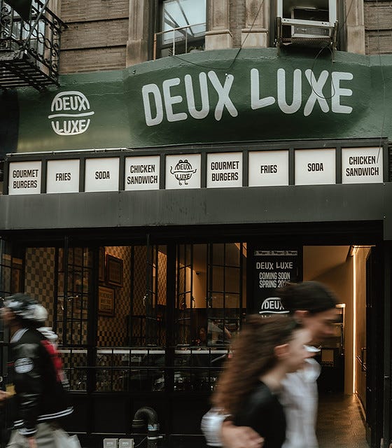 Deux Luxe | Burgers and Fries | 384 Broome Street, New York, NY, USA