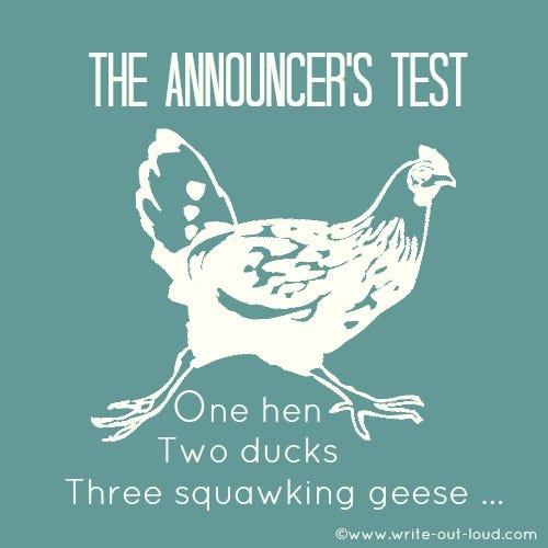 The Announcer's Test: a fiendishly challenging and effective ...