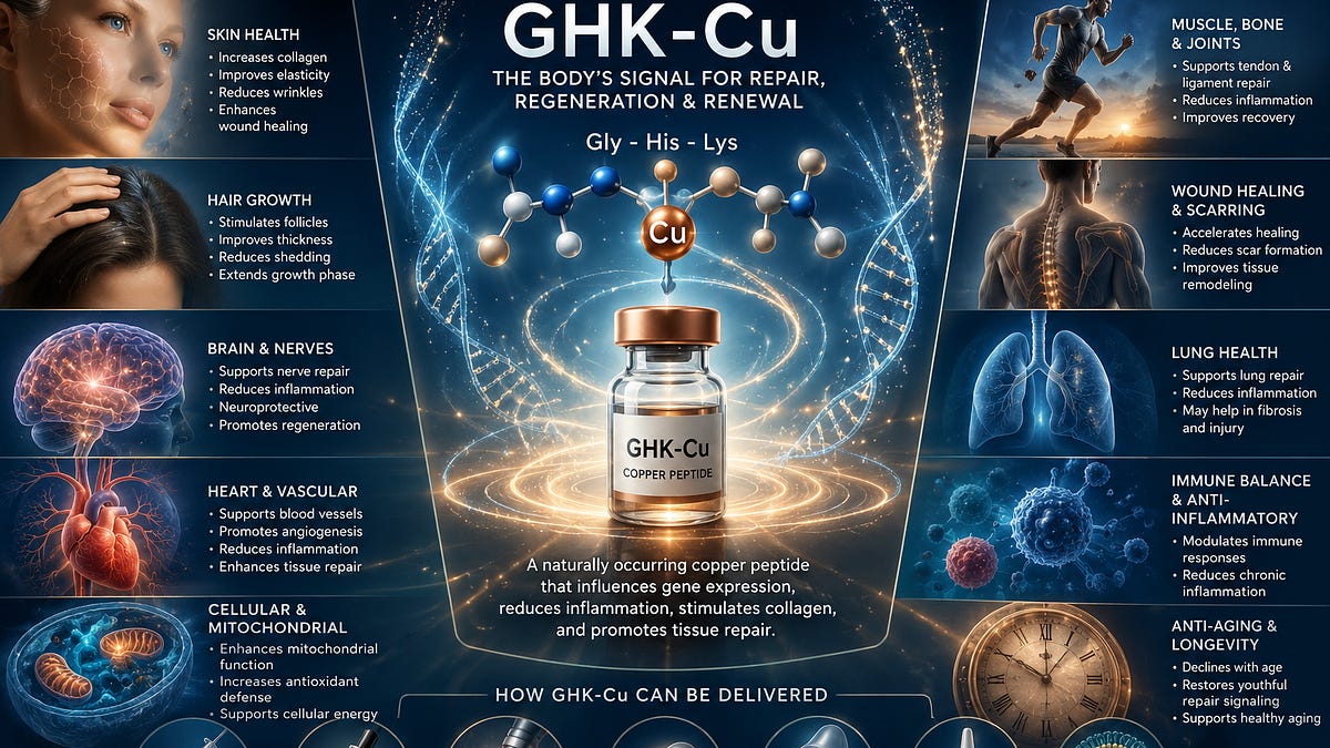 long term side effects of ghk cu Neuropeptide GHK-Cu: The Copper Peptide That May Influence Healing,  Regeneration, Aging, and Brain Health