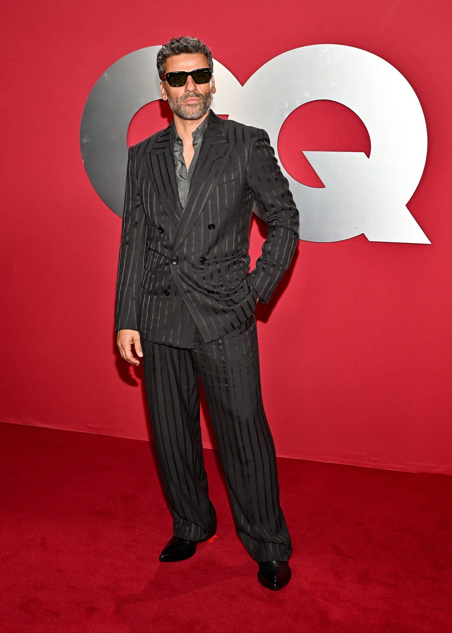 Oscar Isaac in Tom Ford.