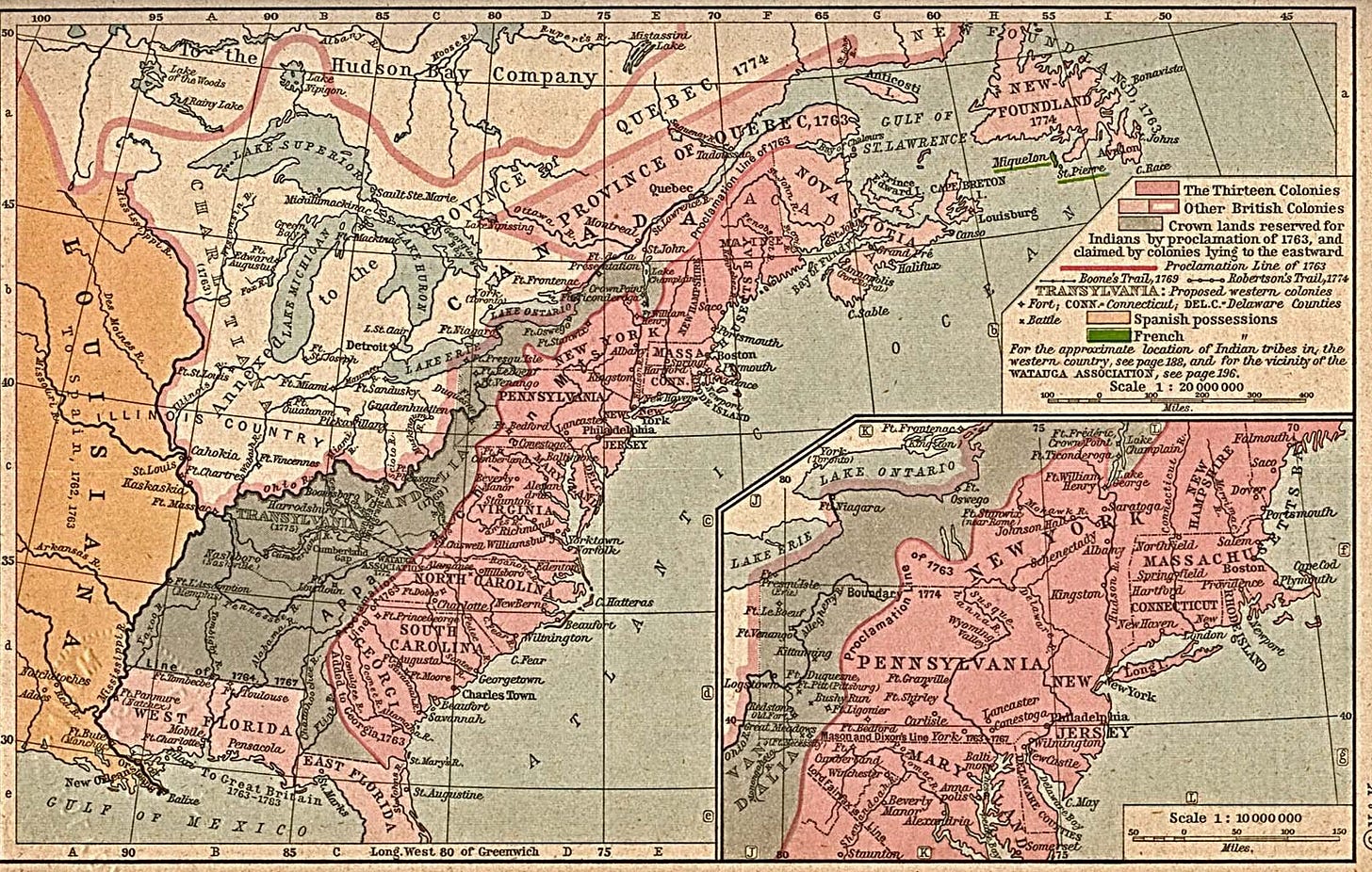 Proclamation Line of 1763 - Encyclopedia of Greater Philadelphia