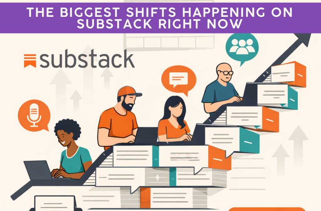 Upstart Substack The Biggest Shifts Happening on Substack Right Now