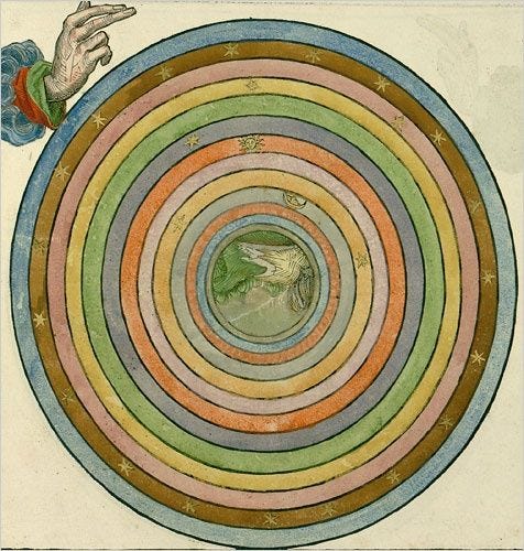 This may contain: an image of a circular design with hands reaching out to the center, in green and orange colors