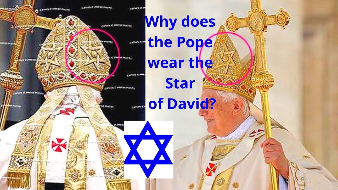 Why does the Pope wear the Star of David? - YouTube