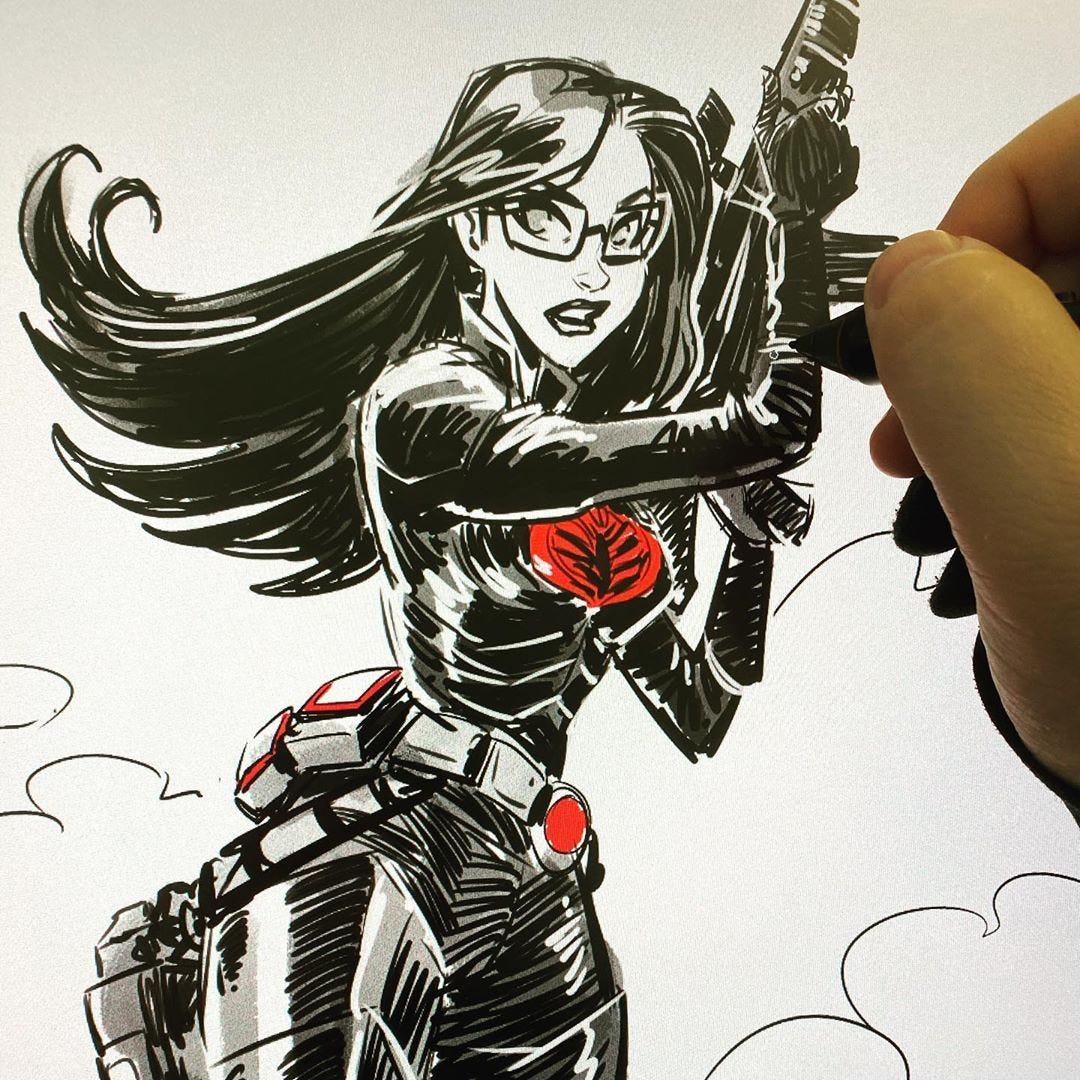 Warm up sketch from this morning.  https://www.instagram.com/p/CCWAeH7pfF1/?igshid=80o2x2lrpexz – @dereklaufman  on Tumblr