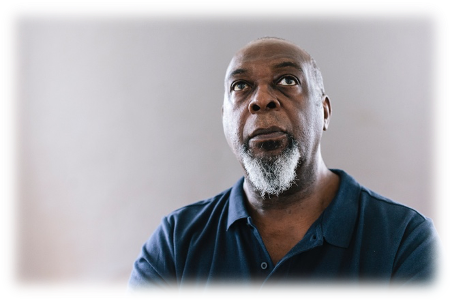 Person wearing a polo shirt