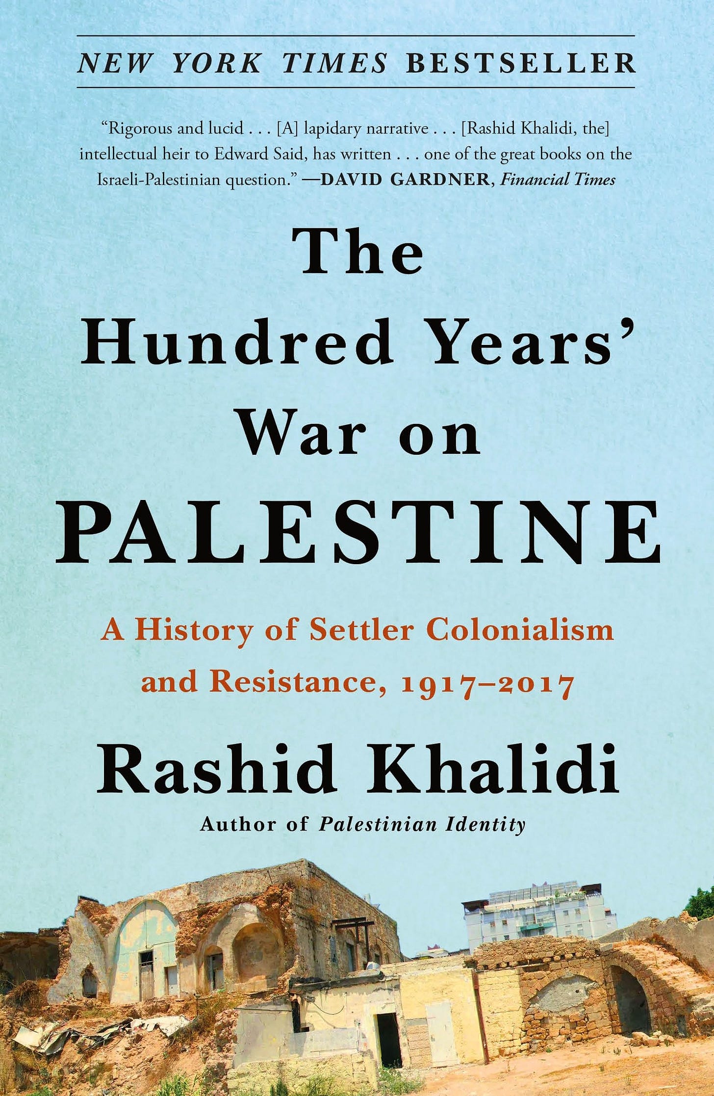 The Hundred Years' War on Palestine: Khalidi, Rashid: 9781250787651:  Amazon.com: Books