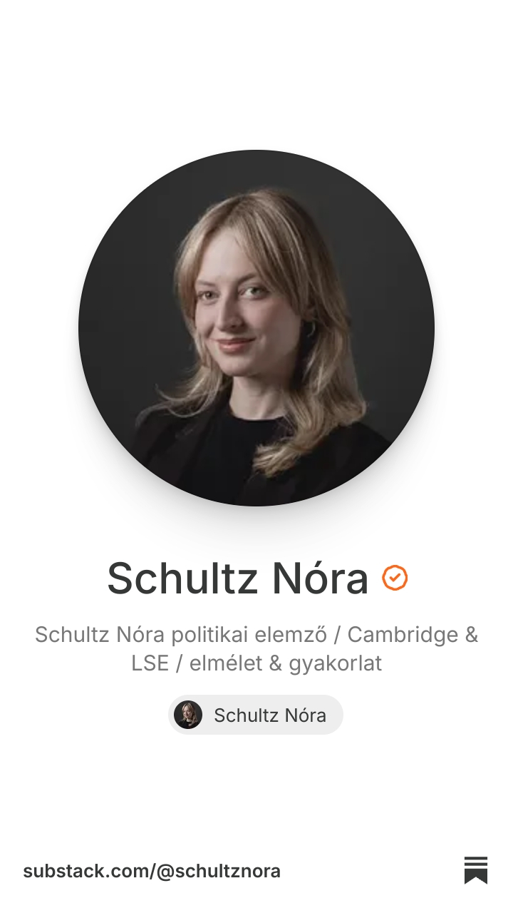 Schultz Nóra | Substack