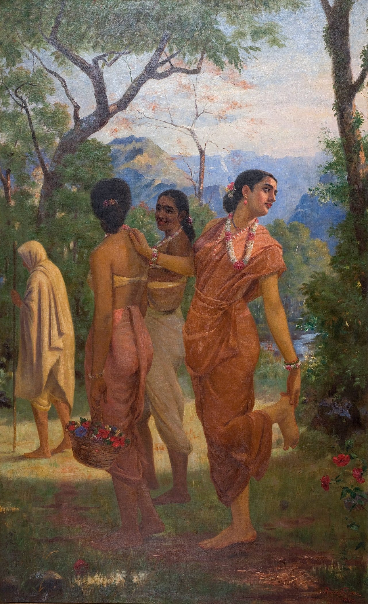 Shakuntala by Raja Ravi Varma Shakuntala by Raja Ravi Varma