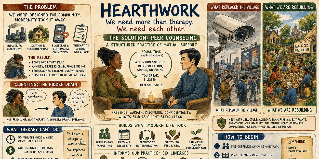 Hearthwork: An Integrated Peer-Counseling Path to Healthy Community